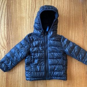 Primary Black Puffer Coat